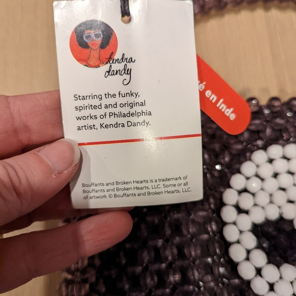 Beaded Skull Crossbody Bag - Picture 10 of 11